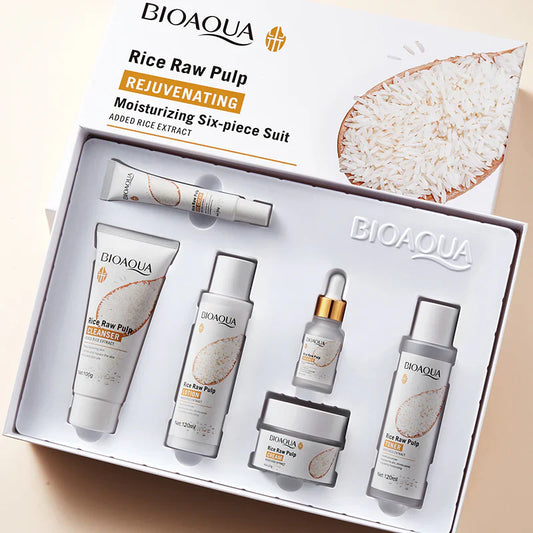 Kit de Lujo de Rejuvenecimiento Facial | BIOAQUA Línea Arroz