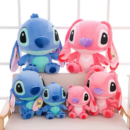 Peluche Stitch Azul y Rosado | El Regalo Perfecto | Diferentes Tamaños