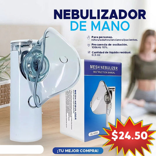 🚨OFERTA🚨: Nebulizador Portátil | Alivio Respiratorio para Toda la Familia | De Uso Fácil