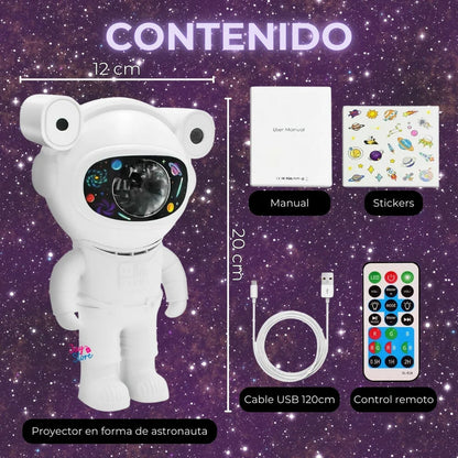 Astronauta Proyector de Nebulosas con Bocina Bluetooth | Exclusivo en Panamá